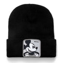 Mickey Minnie Donald Beanie High Quality Cotton Casual Beanies for Men Women Warm Knitted Winter Hat Fashion Solid Unisex Cap