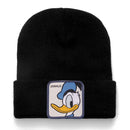 Mickey Minnie Donald Beanie High Quality Cotton Casual Beanies for Men Women Warm Knitted Winter Hat Fashion Solid Unisex Cap