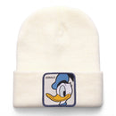 Mickey Minnie Donald Beanie High Quality Cotton Casual Beanies for Men Women Warm Knitted Winter Hat Fashion Solid Unisex Cap