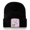 Mickey Minnie Donald Beanie High Quality Cotton Casual Beanies for Men Women Warm Knitted Winter Hat Fashion Solid Unisex Cap