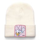 Mickey Minnie Donald Beanie High Quality Cotton Casual Beanies for Men Women Warm Knitted Winter Hat Fashion Solid Unisex Cap