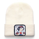 Mickey Minnie Donald Beanie High Quality Cotton Casual Beanies for Men Women Warm Knitted Winter Hat Fashion Solid Unisex Cap