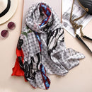 2020 Luxury Brand New Summer Women Silk Scarf Beach Hijab Shawls and Wraps Female Foulard Echarpe Designer Bandana Free shipping