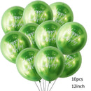 10/14pcs Metallic Balloons Heart Star Gold Confetti Balloon Birthday Party Decoration Kids Adult Air Balls globos Wedding Decor