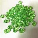 50PCS 14*11mm Acrylic Crystal Diamond Pawn Irregular Stone Chessman Game Pieces For Board Games Accessories 22 colors