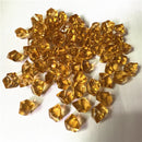 50PCS 14*11mm Acrylic Crystal Diamond Pawn Irregular Stone Chessman Game Pieces For Board Games Accessories 22 colors