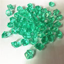50PCS 14*11mm Acrylic Crystal Diamond Pawn Irregular Stone Chessman Game Pieces For Board Games Accessories 22 colors