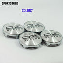 4PCS/lot 14 COLORS 60MM OZ Racing Car Wheel Center Hub Caps Car Emblem Badge Logo Wheel Center Cap label car styling accessories