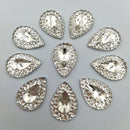 100pcs ova/round/Water drop transparency Flat back Rhinestone Round Cabochon Embellishment Scrapbooking DIY Crafts