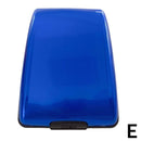 1 pc Aluminum Bankcard Blocking Hard Case Wallet Credit Card Anti-RFID Scanning Protect Card Holder Dropshipping Aluminum wallet