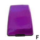 1 pc Aluminum Bankcard Blocking Hard Case Wallet Credit Card Anti-RFID Scanning Protect Card Holder Dropshipping Aluminum wallet