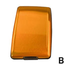 1 pc Aluminum Bankcard Blocking Hard Case Wallet Credit Card Anti-RFID Scanning Protect Card Holder Dropshipping Aluminum wallet