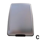 1 pc Aluminum Bankcard Blocking Hard Case Wallet Credit Card Anti-RFID Scanning Protect Card Holder Dropshipping Aluminum wallet