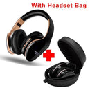 PunnkFunnk Wireless Headphones Bluetooth Earphone 5.0 Foldablel 3D Bass Stereo Noise Reduction Gaming Headset/Mic For Mobile PC