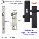 RAYKUBE Wifi Electronic Door Lock With Tuya APP Remotely / Biometric Fingerprint / Smart Card / Password / Key Unlock FG5 Plus