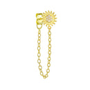 1pcs Gold Silver Color Lightning/Snake Chain Stud Earrings for Women 925 Sterling Silver Tassel Earrings Fashion Jewelry