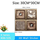 3D Wallpaper DIY Brick stone pattern Self-Adhesive Waterproof Wall Stickers 70cm*77cm floral prints 3D Wall Sticker for home