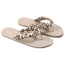 Women Shoes Summer Floral Flip Flops Beach Sandals Thongs Slippers  sandals Imitation hemp rope travel flip-flops flat-bottom