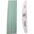10 Pcs Professional Nail File 100 150 180 240 Grit Unhas De Gel Nail Files Sandpaper Moon Style Acrylic Nail File Art Tools