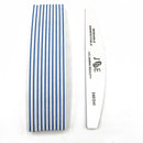 10 Pcs Professional Nail File 100 150 180 240 Grit Unhas De Gel Nail Files Sandpaper Moon Style Acrylic Nail File Art Tools