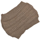 autumn winter Ponytail Beanie hat Women Stretch Knitted Crochet Beanies cap Winter Hats Cap  For Women Warm Lady