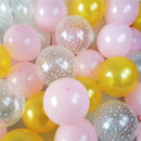 10Pcs/lot 12inch Transparent Star Pink Balloons Latex Balloons Set Wedding Decorations Baby Shower Birthday Party Helium Balloon