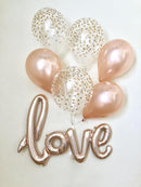 18inch Round White Gold Glitter Print Mr&Mrs LOVE foil Balloons bride to be marriage Wedding Valentine's Day Air Globos Supplies