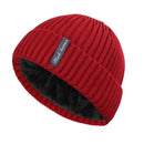 2020 New Fashion Winter Plus Velvet Thick Warm Knit Hat High Quality Women Men Solid Color Casual Beanies Soft Cap Bonnet Cotton