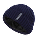 2020 New Fashion Winter Plus Velvet Thick Warm Knit Hat High Quality Women Men Solid Color Casual Beanies Soft Cap Bonnet Cotton