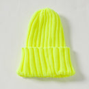 Candy Color Mother Kids Hat for Girls Boys Autumn Winter Baby Beanie Kids Cap Elastic Family Warm Knitted Parent Children Hats