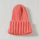 Candy Color Mother Kids Hat for Girls Boys Autumn Winter Baby Beanie Kids Cap Elastic Family Warm Knitted Parent Children Hats