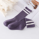 1-9 Years Kids Boys Toddlers Girls Socks Knee High Long Soft Cotton Baby Socks Stripped Children Socks School Clothes