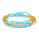 1pc Fashion Bohemian Style Waist Chain Creative Beads Decor Waist Jewelry Belly Chain For Women Girls Jewelry Accessories