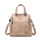 2020 New High Quality Leather Backpack Women Shoulder Bags Multifunction Travel Backpack School Bags for Girls Bagpack mochila