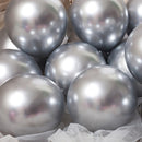 20pcs Metallic Gold Silver Green Purple Ballon Wedding Happy Birthday Latex Balloons Metal Chrome Balloon Air Helium Baloon