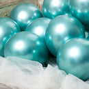 20pcs Metallic Gold Silver Green Purple Ballon Wedding Happy Birthday Latex Balloons Metal Chrome Balloon Air Helium Baloon