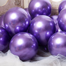 20pcs Metallic Gold Silver Green Purple Ballon Wedding Happy Birthday Latex Balloons Metal Chrome Balloon Air Helium Baloon