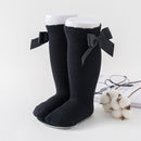 2020 Kids Socks Toddlers Girls Big Bow Knee High Quality Long Soft 100% Cotton Lace Baby Tube Sock Calcetines