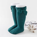 2020 Kids Socks Toddlers Girls Big Bow Knee High Quality Long Soft 100% Cotton Lace Baby Tube Sock Calcetines