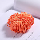 100PCS/Set Girls Candy Colors Nylon Elastic Hair Bands Children Rubber Band Headband Scrunchie Fashion Hair Accessories