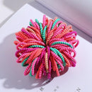 100PCS/Set Girls Candy Colors Nylon Elastic Hair Bands Children Rubber Band Headband Scrunchie Fashion Hair Accessories