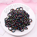 100PCS/Set Girls Candy Colors Nylon Elastic Hair Bands Children Rubber Band Headband Scrunchie Fashion Hair Accessories