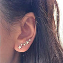 2020 New Fashion Simulated Pearls Pendient Angel Wings Leaf Feather Flowers Stud Earrings For Women Wedding Jewelry