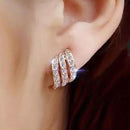 2020 New Fashion Simulated Pearls Pendient Angel Wings Leaf Feather Flowers Stud Earrings For Women Wedding Jewelry