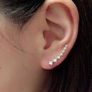 2020 New Fashion Simulated Pearls Pendient Angel Wings Leaf Feather Flowers Stud Earrings For Women Wedding Jewelry