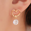 2020 New Fashion Simulated Pearls Pendient Angel Wings Leaf Feather Flowers Stud Earrings For Women Wedding Jewelry