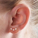 2020 New Fashion Simulated Pearls Pendient Angel Wings Leaf Feather Flowers Stud Earrings For Women Wedding Jewelry