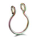 1pcs U Shaped Fake Nose Ring Lip Hoop Septum Rings Stainless Steel Nose Piercing Fake Piercing Oreja Pircing Jewelry