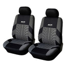 AUTOYOUTH Full Car Seat Covers Set Universal Polyester Fabric Auto Protect Covers Car Seat Protector Pink for Women Girls