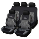 AUTOYOUTH Full Car Seat Covers Set Universal Polyester Fabric Auto Protect Covers Car Seat Protector Pink for Women Girls